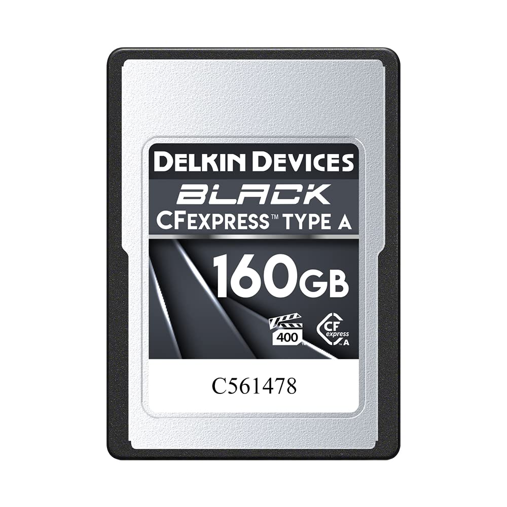 Delkin memory card CFexpress 160GB Black Type A