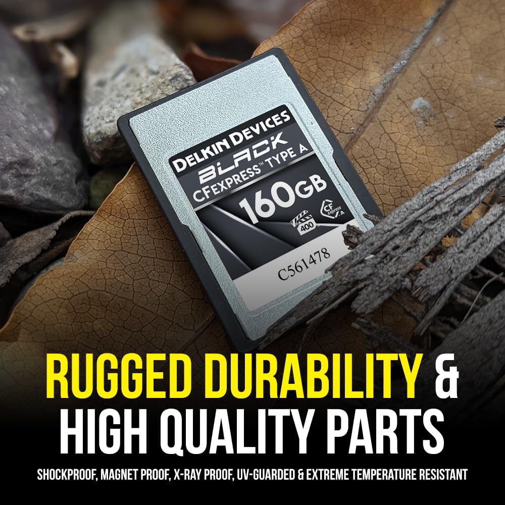 Delkin memory card CFexpress 160GB Black Type A - immagine 2
