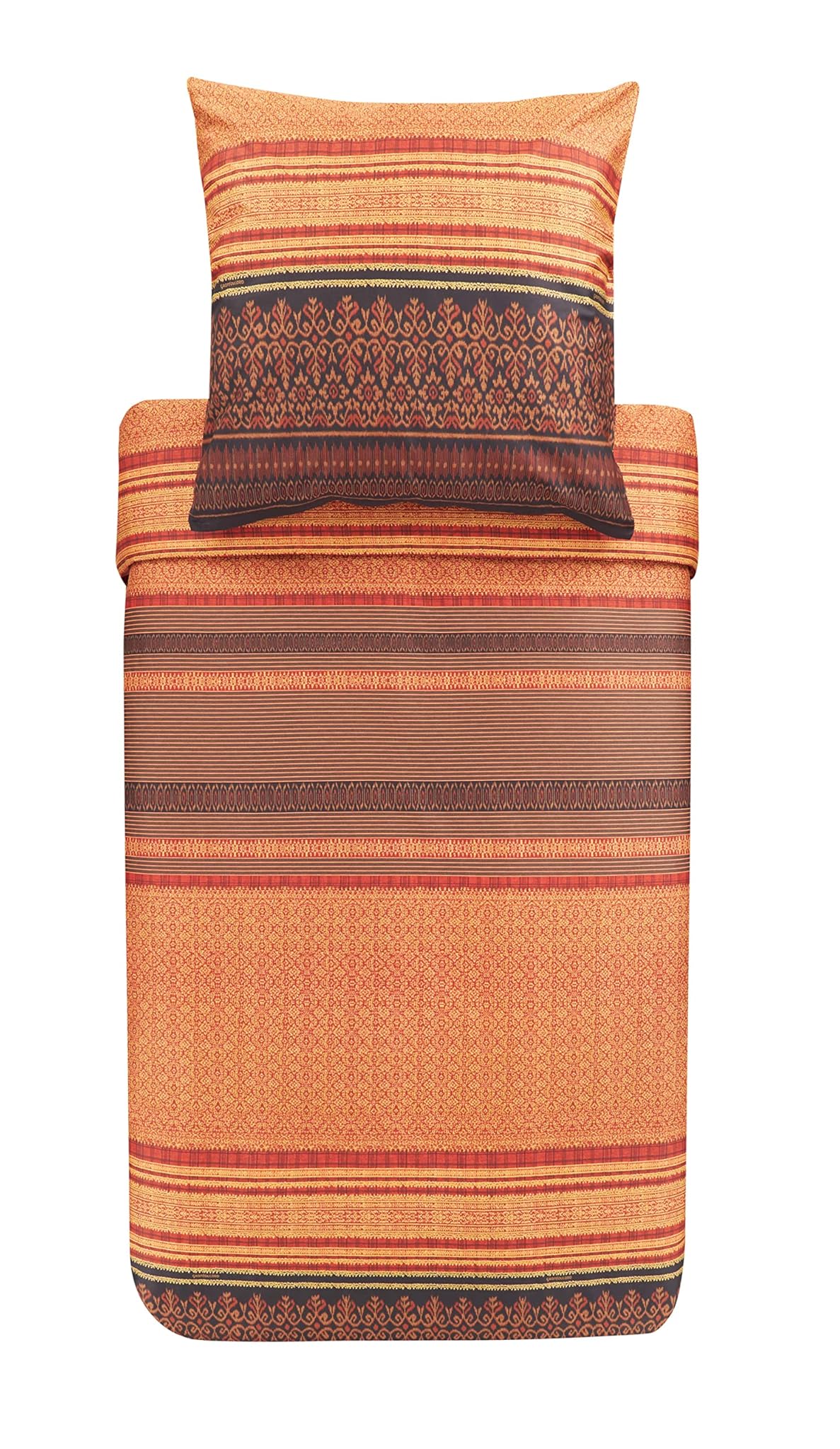 Bassetti Copripiumino Roccaraso R1 - Cotone Makò Satin Rosso