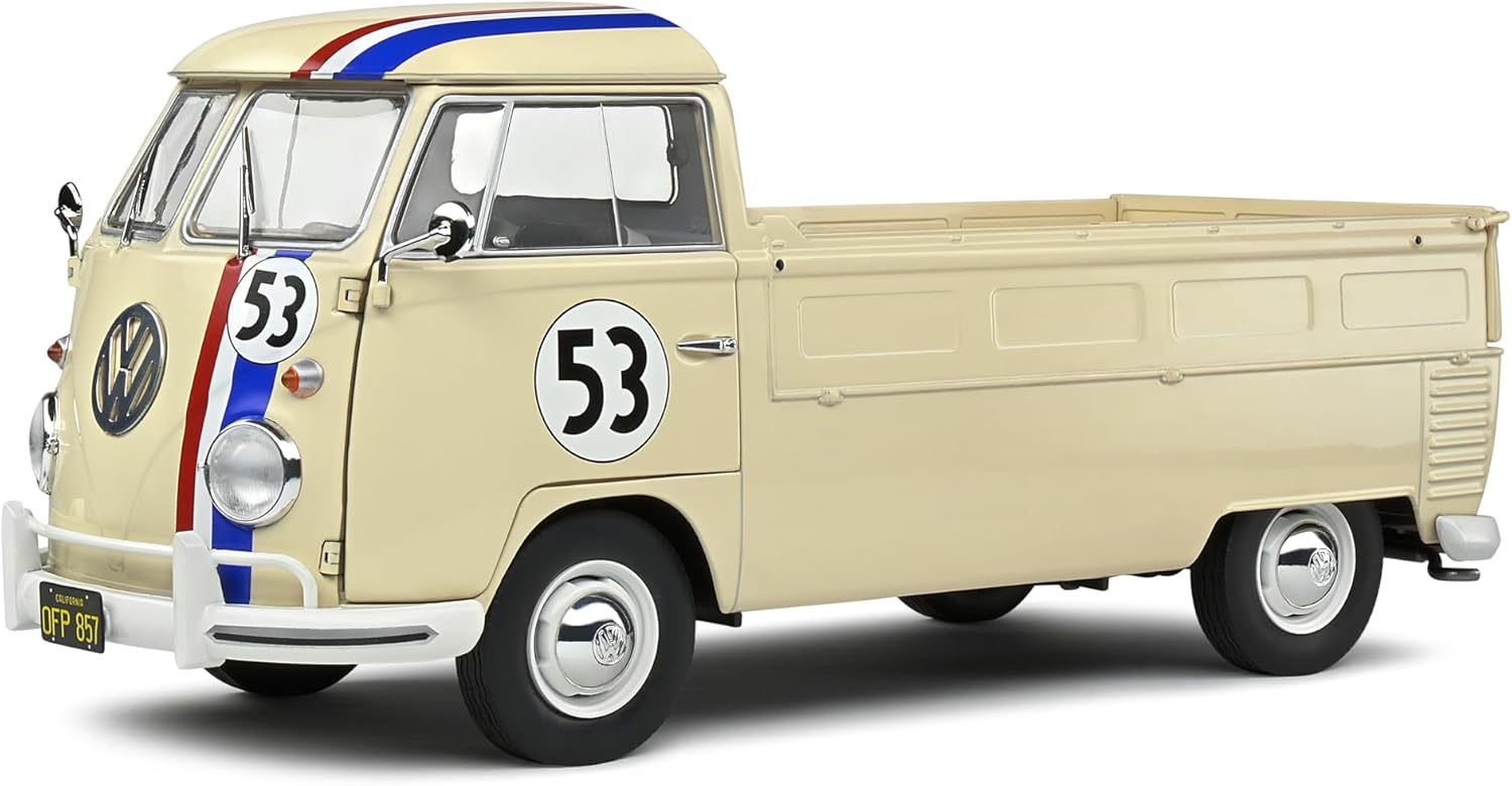 Solido 1:18 Volkswagen T1 Pick Up Racer 53 Beige 1950 - immagine 1