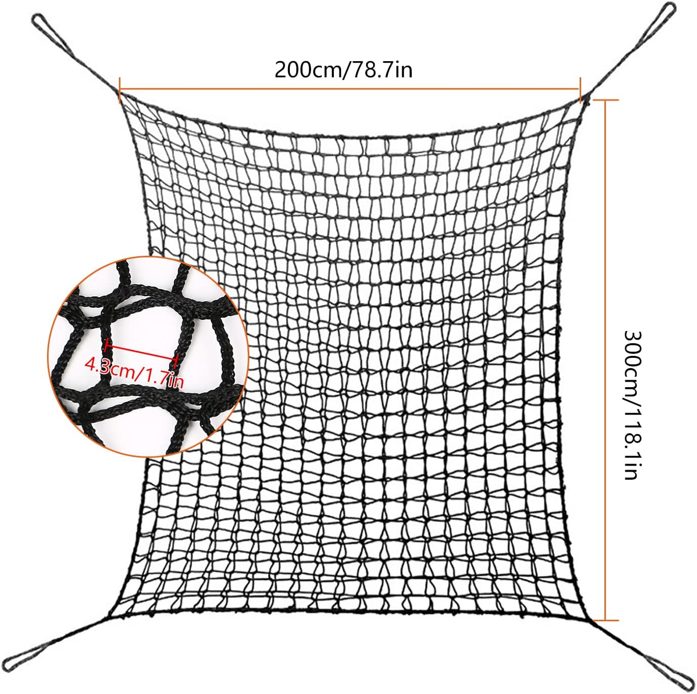 Rete da Arrampicata per Parco Giochi Doppio Strato - immagine 2