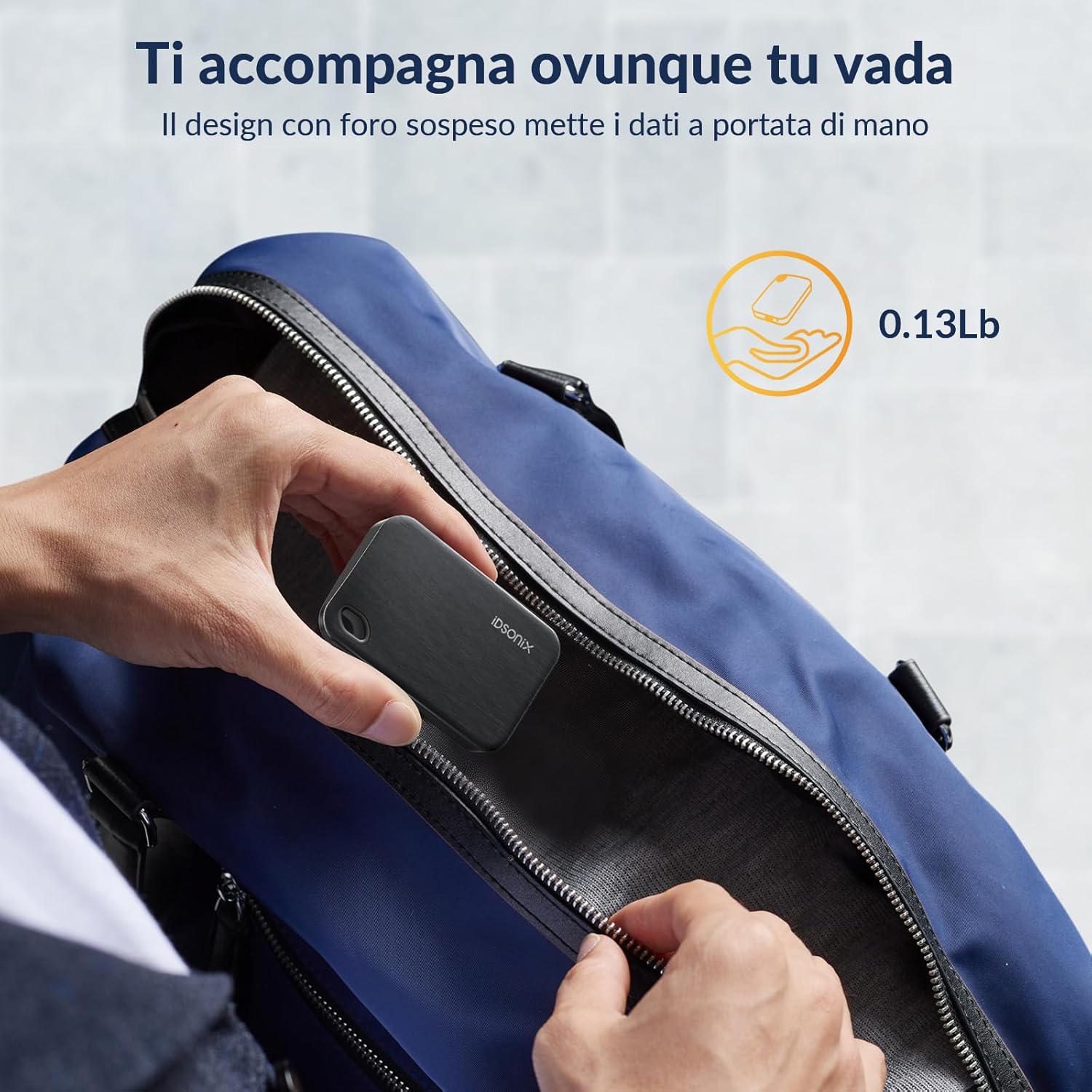 Idsonix - Hard Disk Esterno SSD Portatile 512GB USB-C - immagine 4