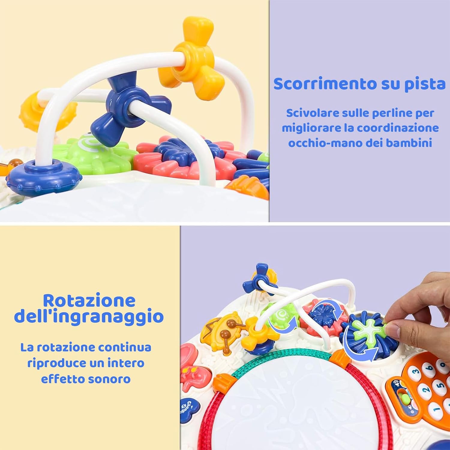 Tavolino Multiattività Interattivo per Bambini 1 Anno - immagine 3