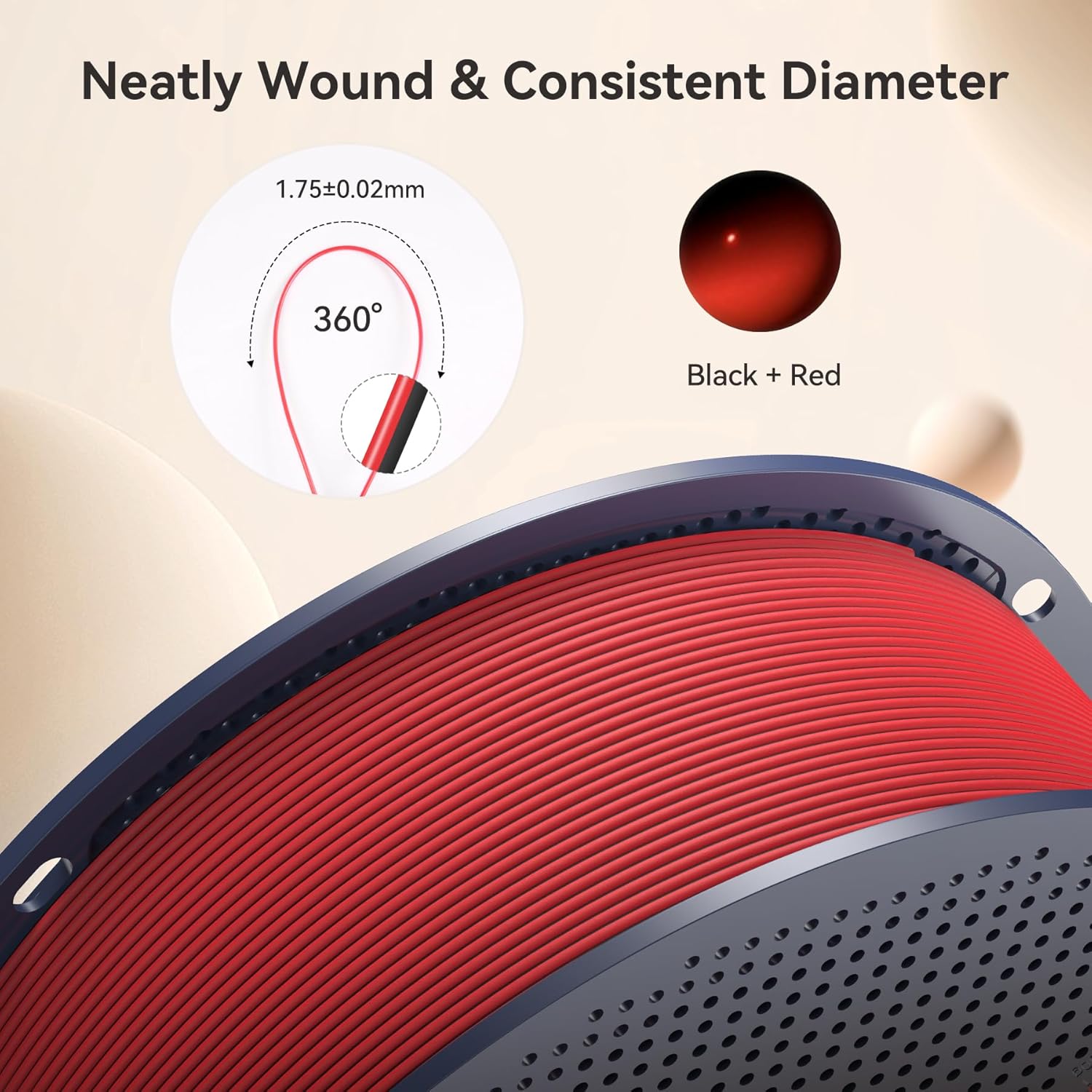 Sunlu Filamento PLA Bicolore Opaco 1.75mm 2KG - immagine 6