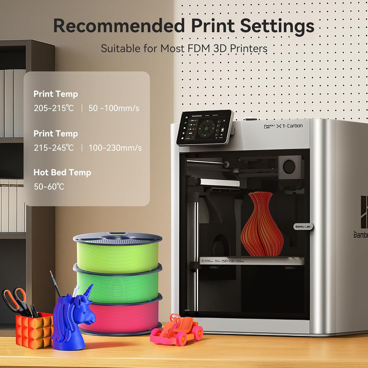 Sunlu Filamento PLA Bicolore Opaco 1.75mm 2KG - immagine 7