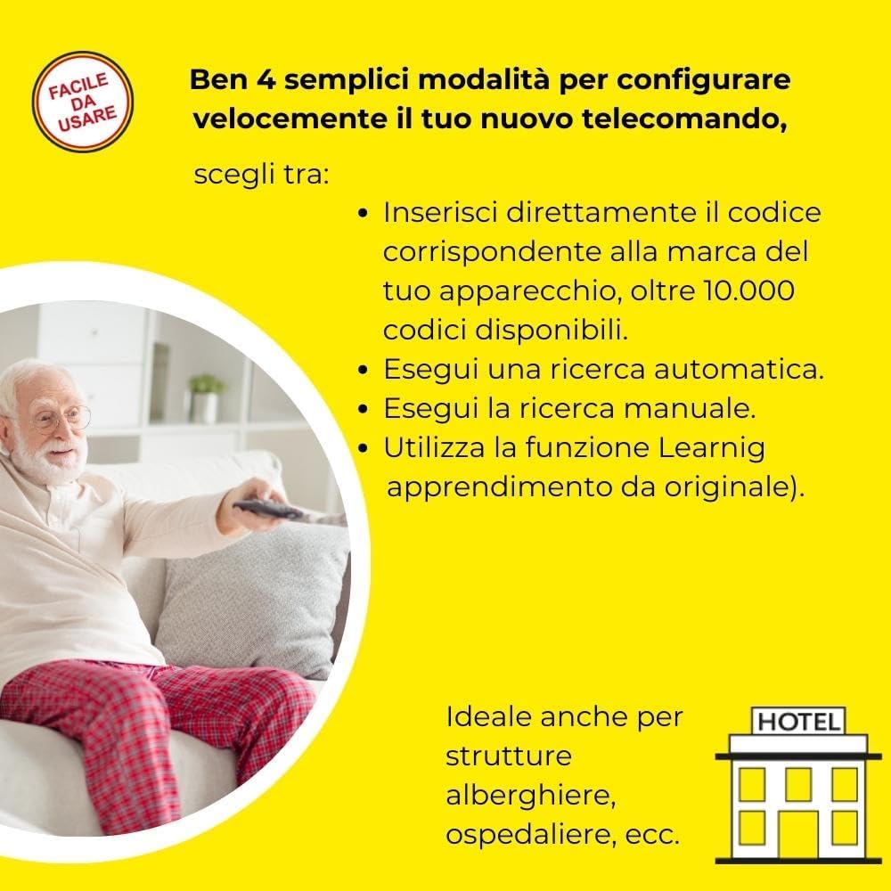 Telecomando Universale EASY per tutte le TV - immagine 3