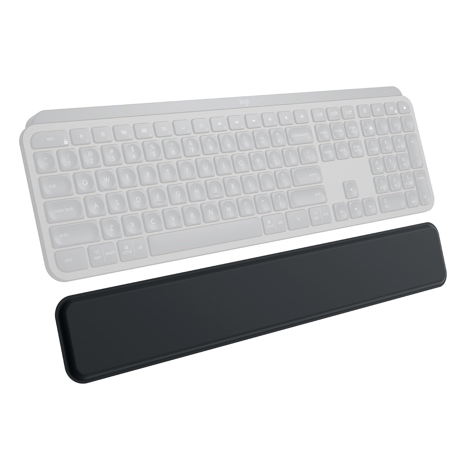 Logitech MX Palmrest per MX Keys Tastiera, Grafite