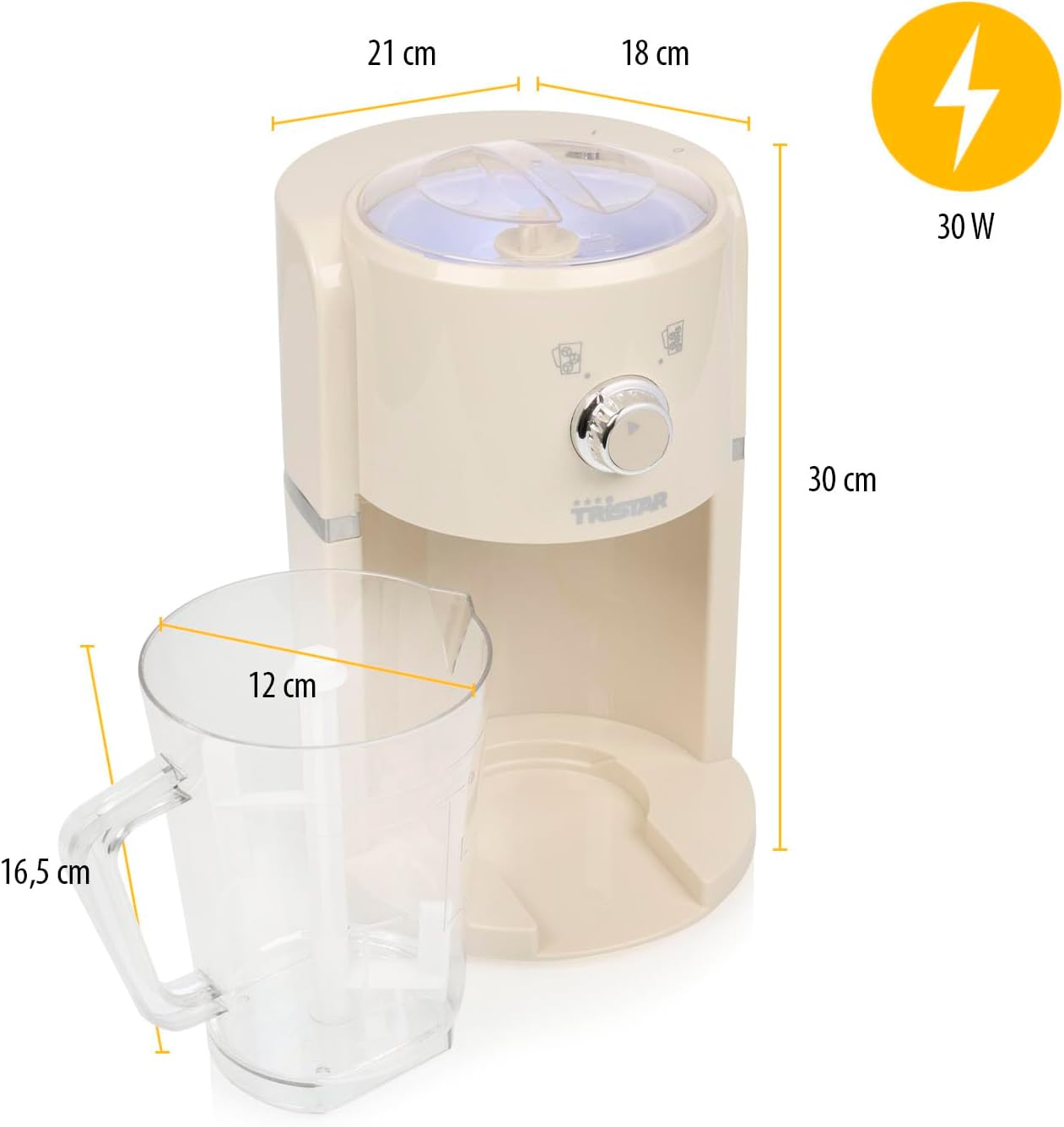 Tristar Macchina per Granite con Contenitore 1.1 L - immagine 3