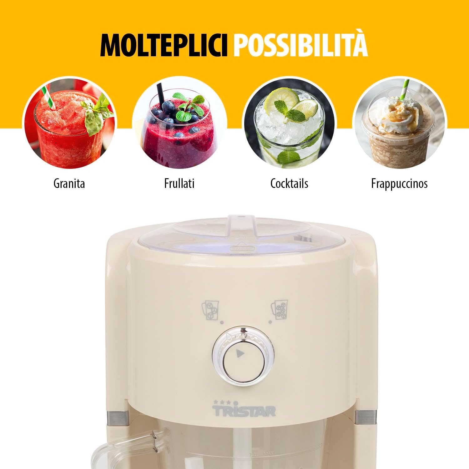 Tristar Macchina per Granite con Contenitore 1.1 L - immagine 4