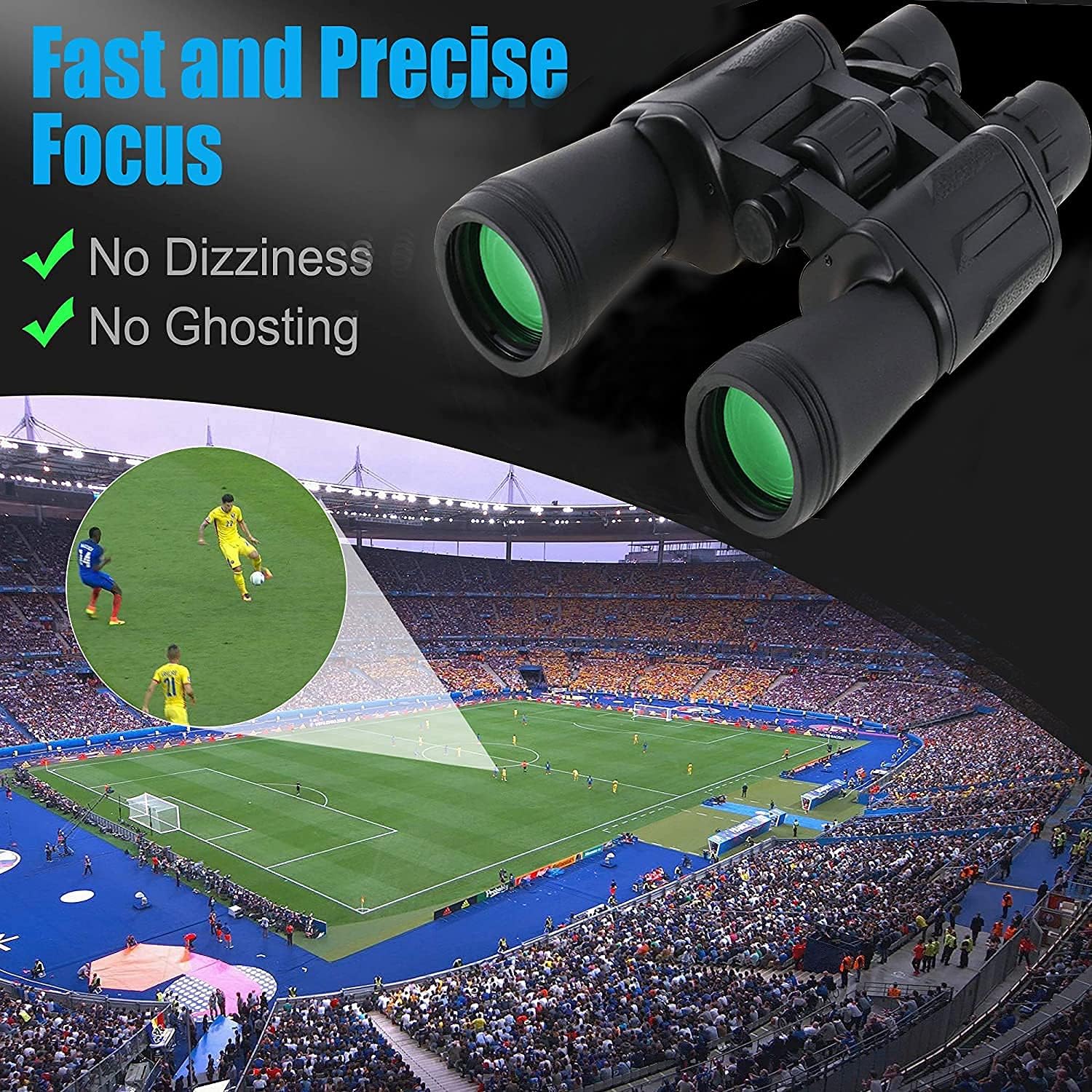 Binocolo Professionale 20x50 Potente Compatto Notturna - immagine 3