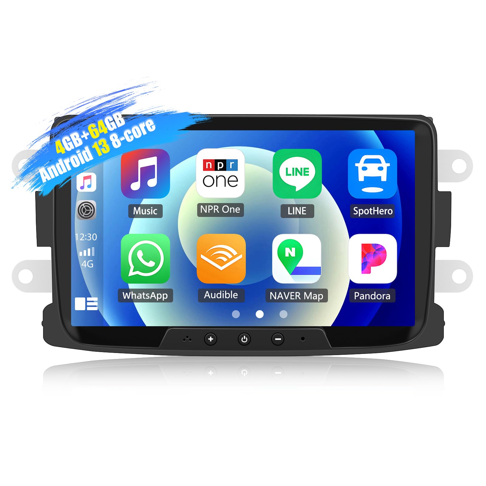 [4+64G] Sixwin Autoradio Android 13 9" HD per Renault Dacia