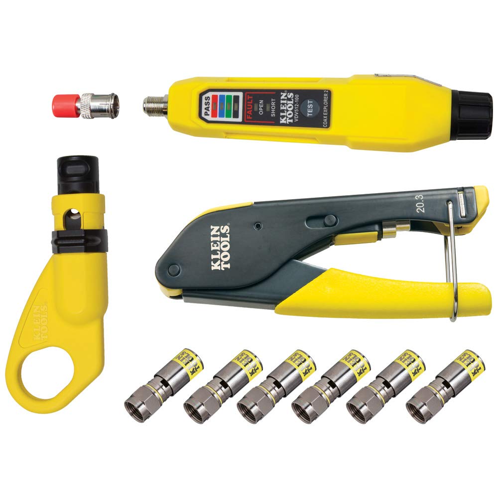 Klein Tools VDV002-818 Coax Installation and Testing Kit by Klein Tools