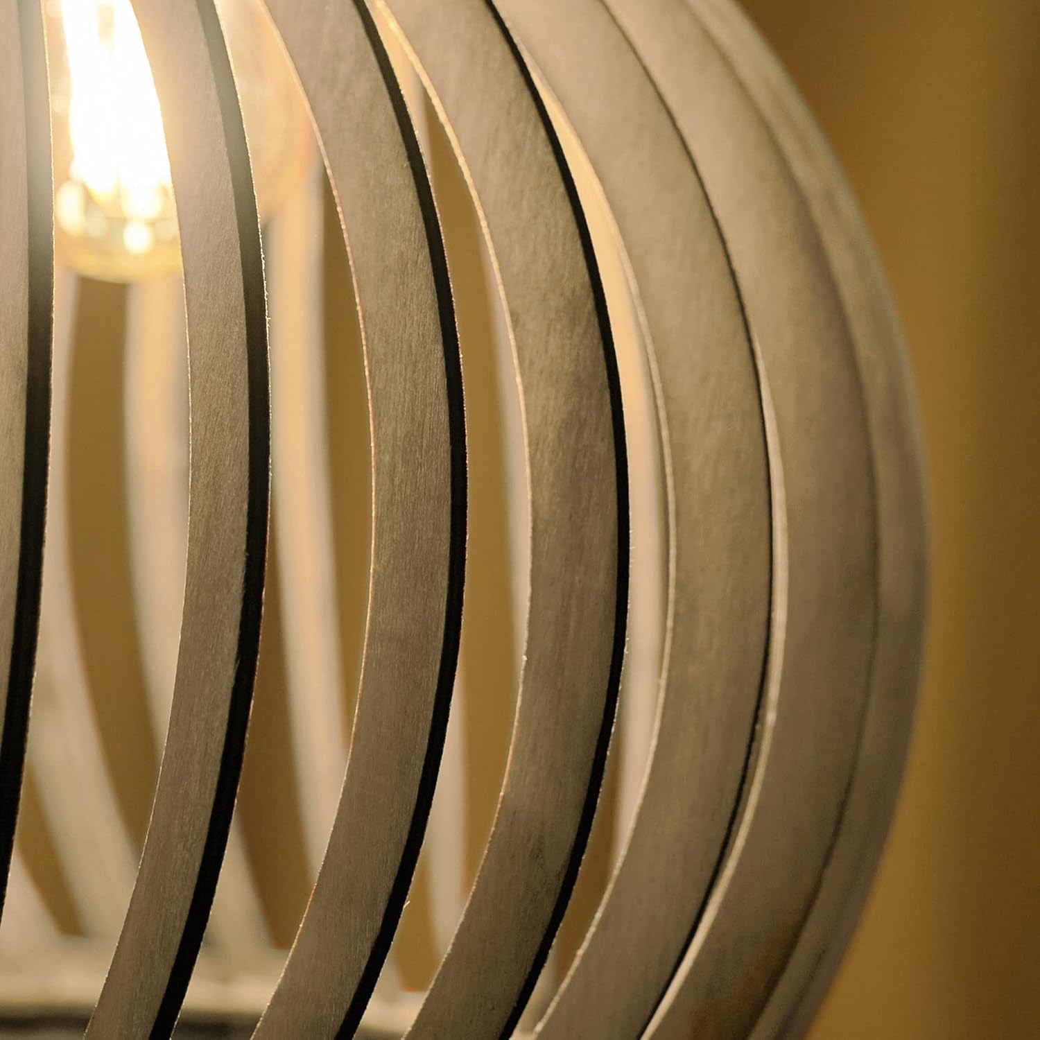 Opis PL2 - Lampada a Sospensione in Legno Ø28cm - immagine 6