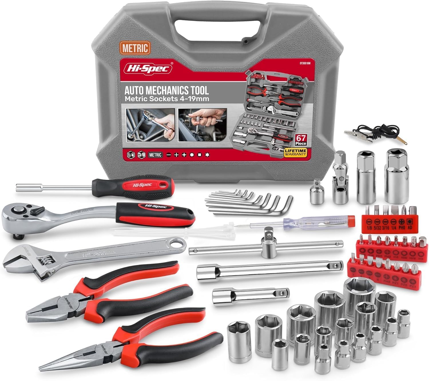 Hi-spec Kit Attrezzi per Auto e Meccanici