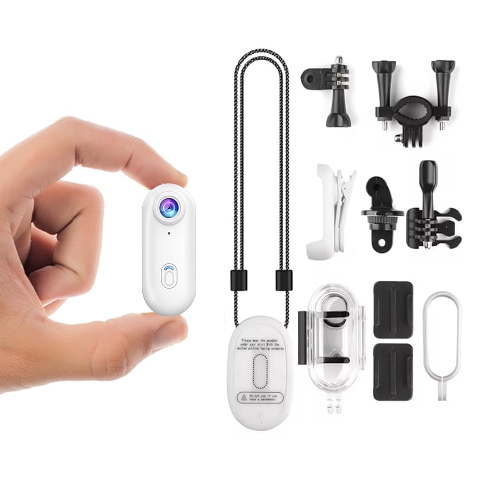 Tkmars Action Cam 1080p WiFi, Bianco