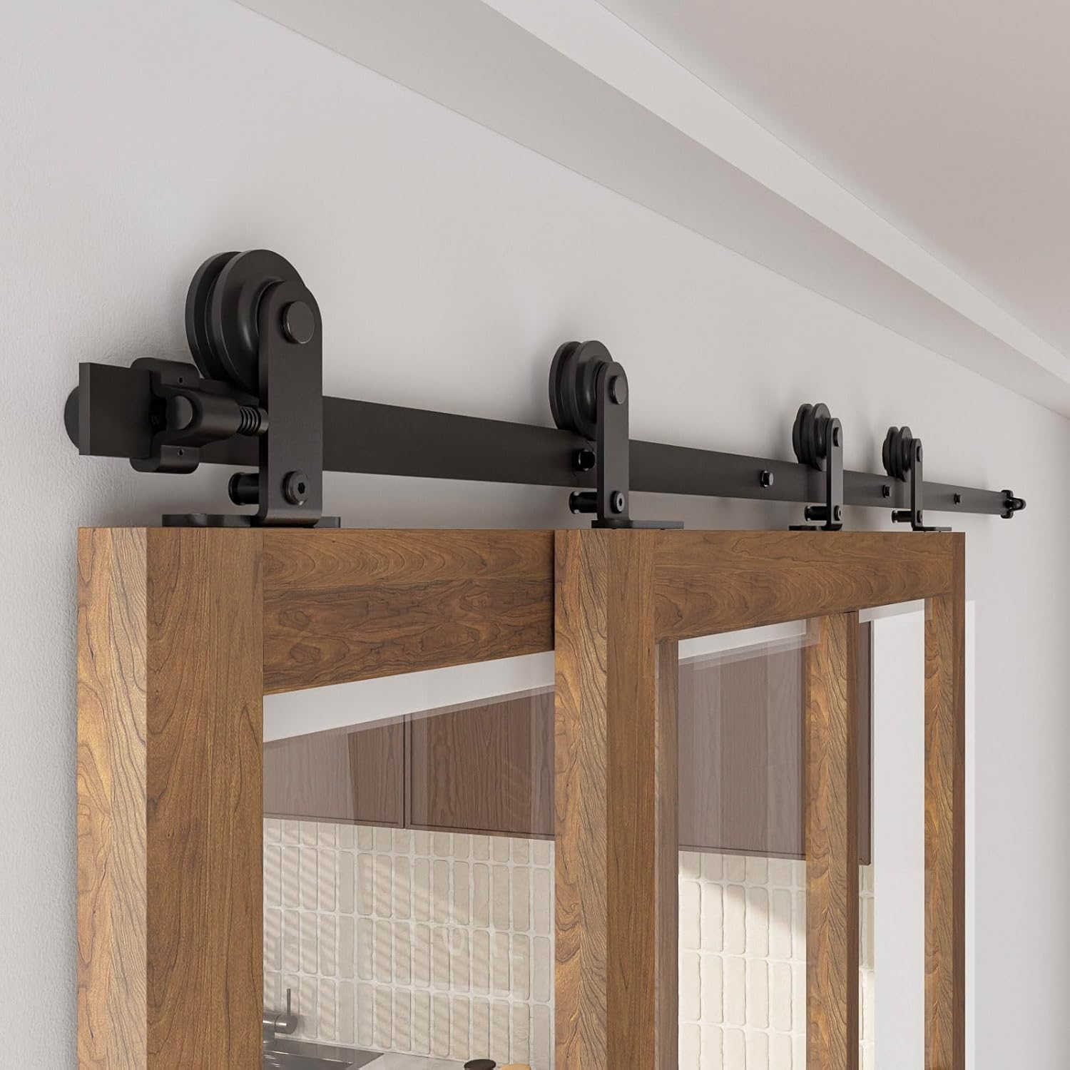 Binario per Porta Scorrevole Bypass Doppie Porte 224cm - immagine 1