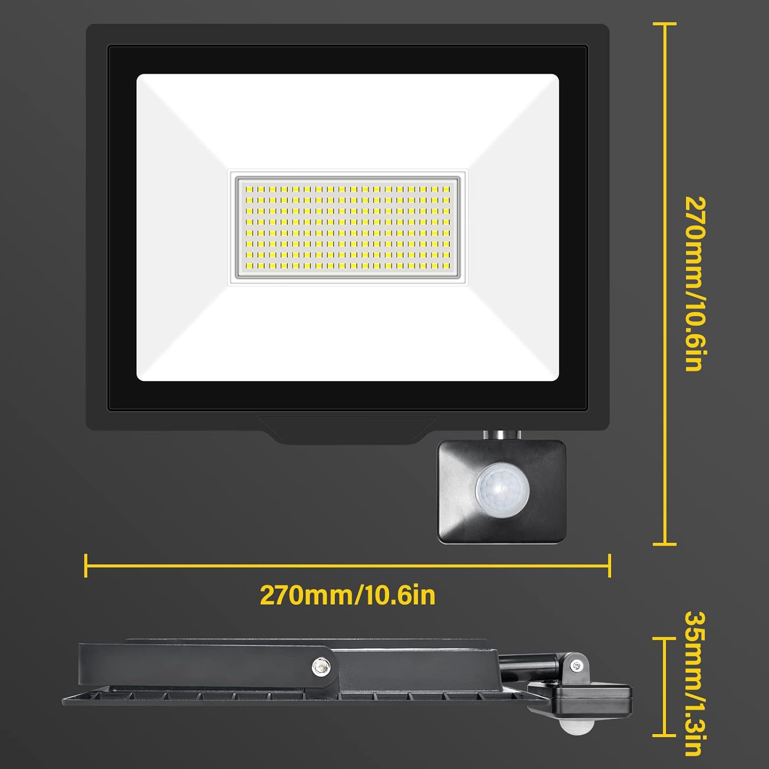 Rigidon 2x Faretti LED Esterno 100W con Sensore - immagine 2