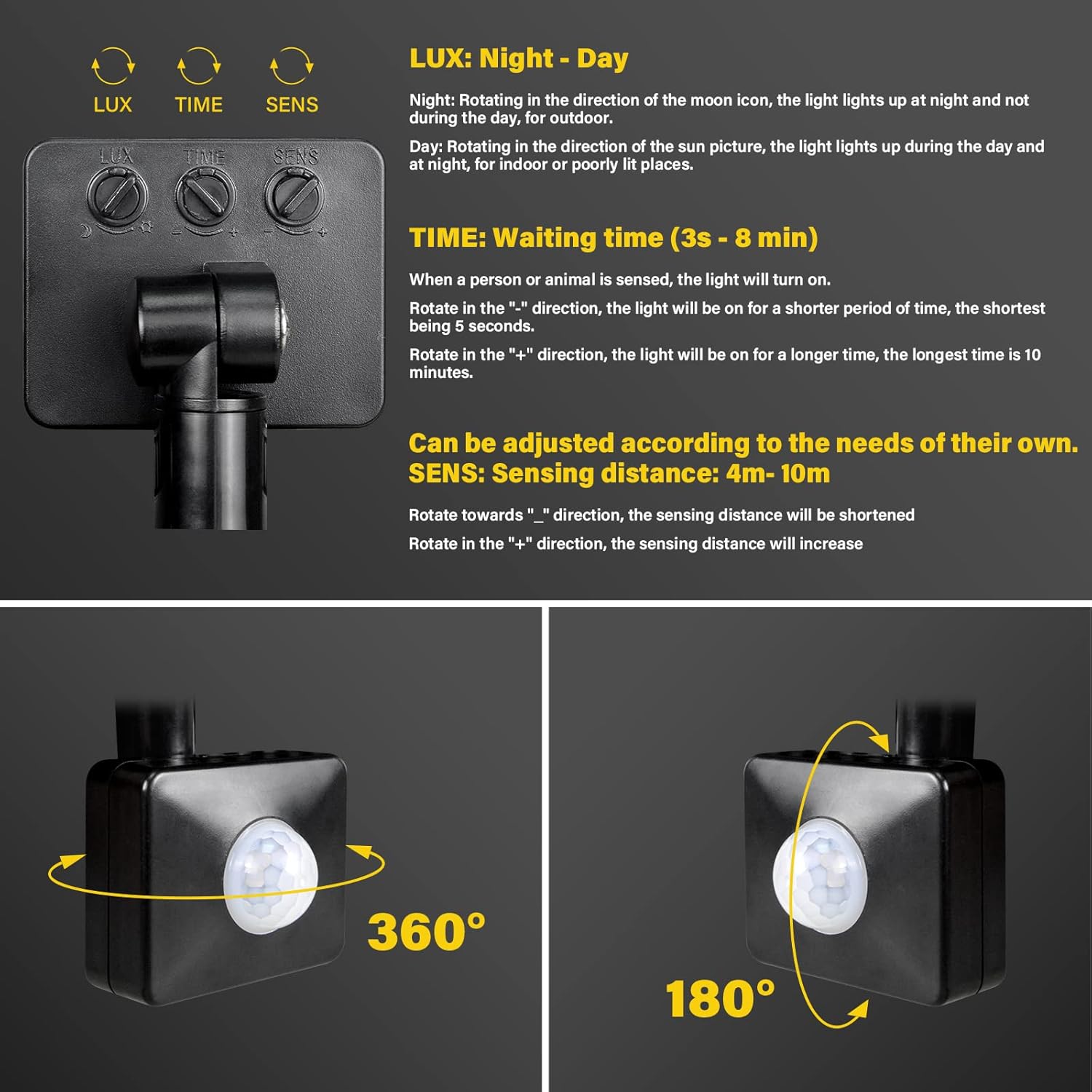 Rigidon 2x Faretti LED Esterno 100W con Sensore - immagine 4