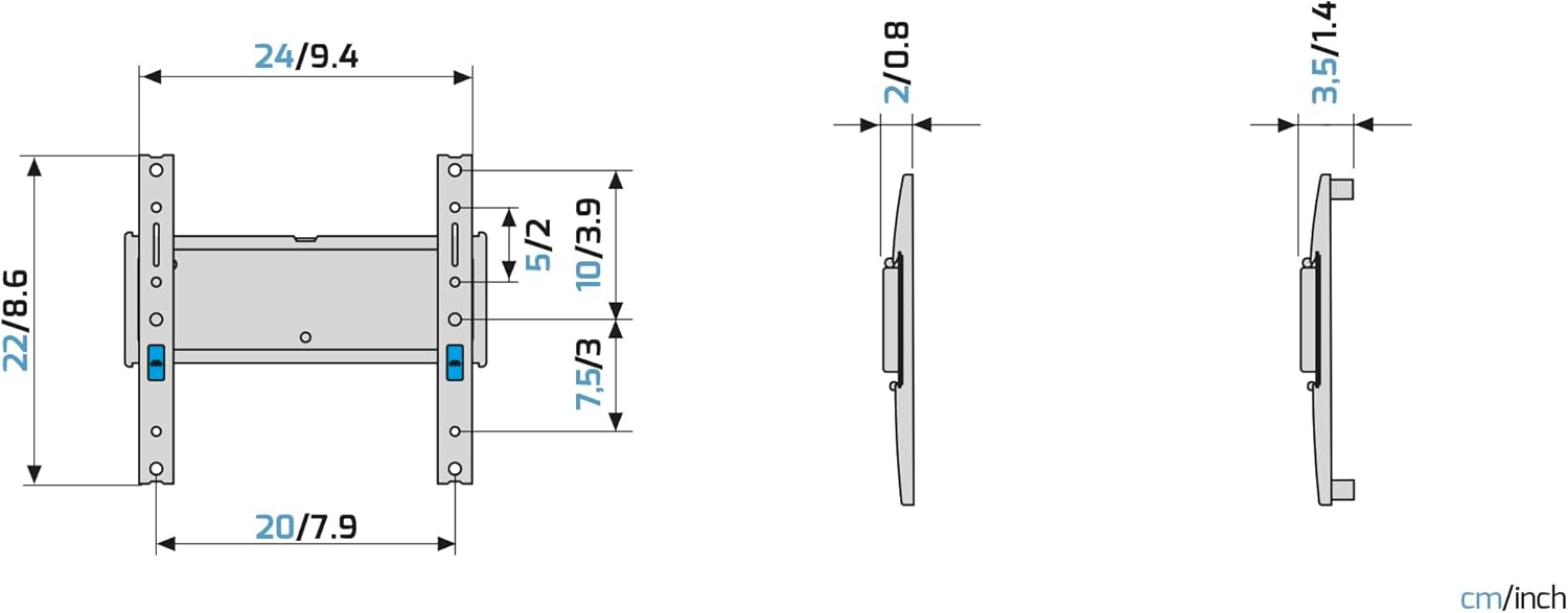 Meliconi Slimstyle Plus 200 S - Supporto TV Fisso - immagine 2