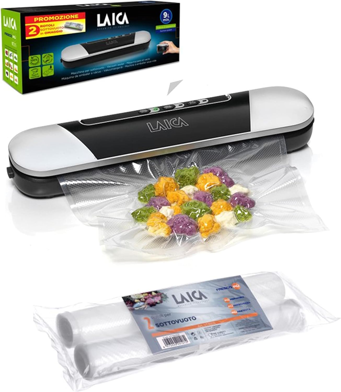 Laica Sigillatrice Sottovuoto per Alimenti a Caldo