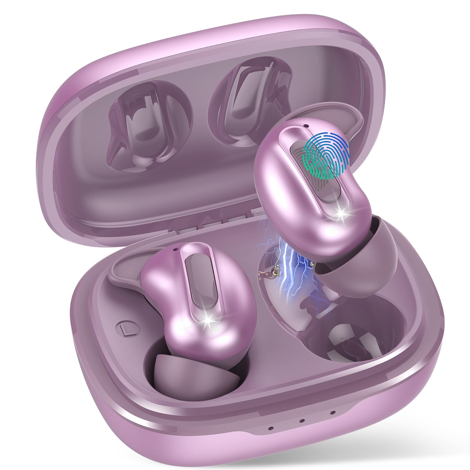 Cuffie per Dormire Bluetooth 5.4 ANC/ENC, Viola