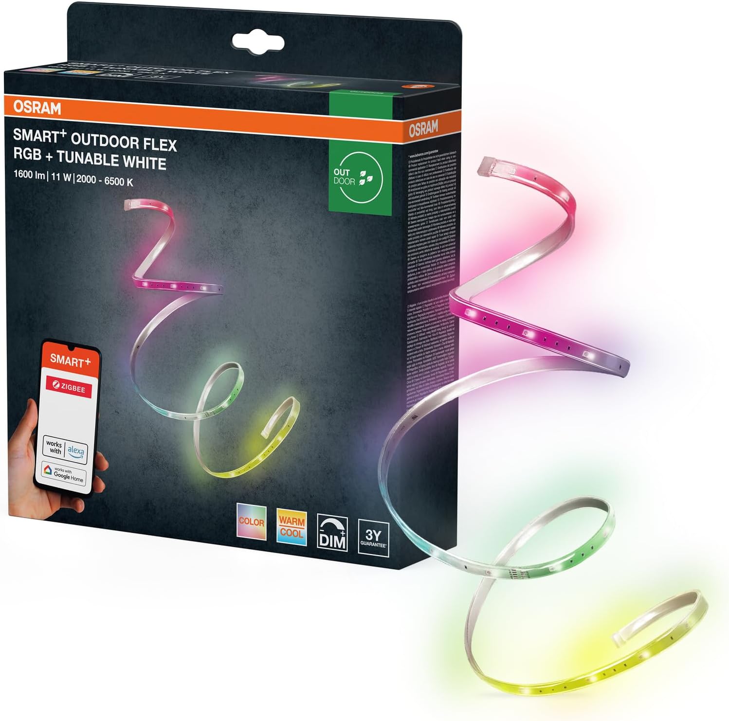 Osram SMART+ Zigbee Strisce LED Esterni RGBW - immagine 1
