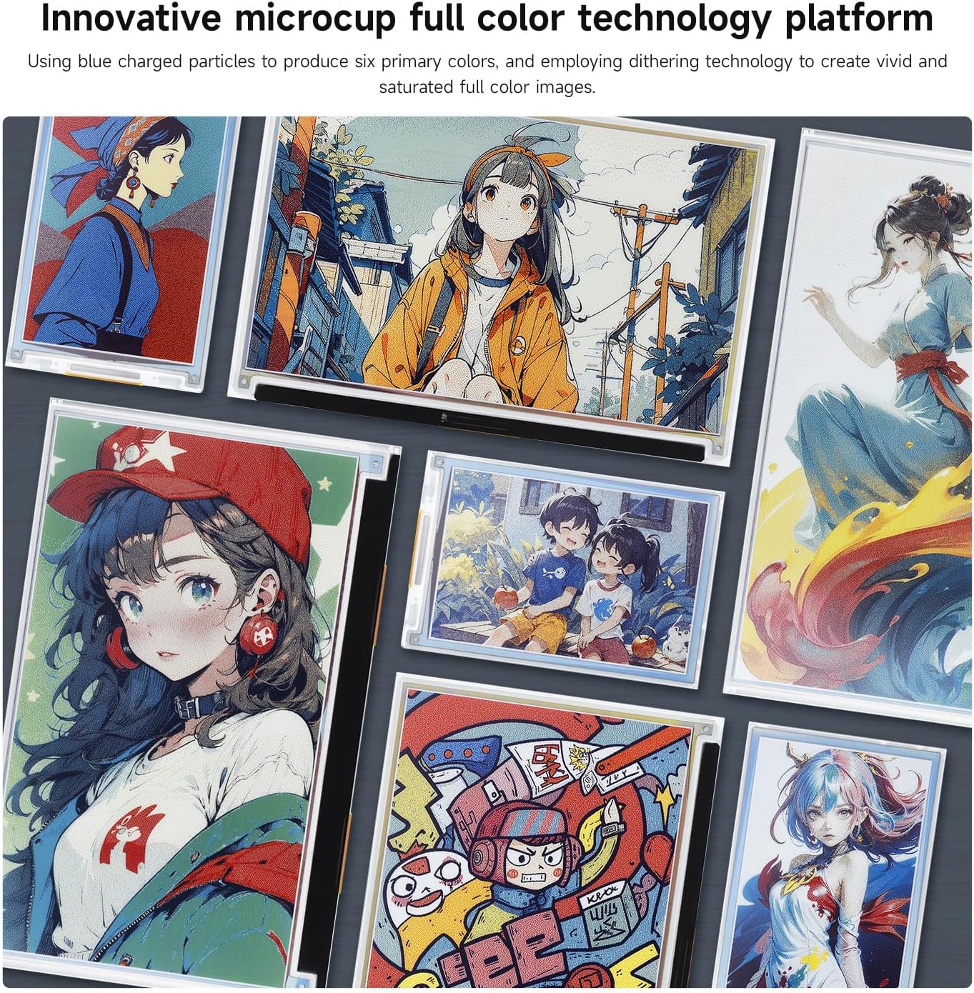 Waveshare 4inch e-Paper E6 (Spectra 6) Full-Color - immagine 6