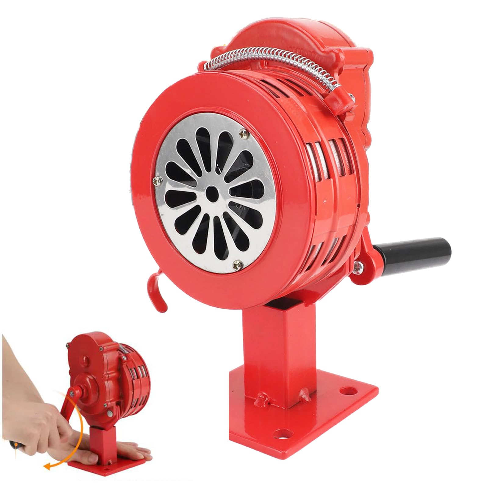 Sirena a Mano 110dB a Manovella Portatile