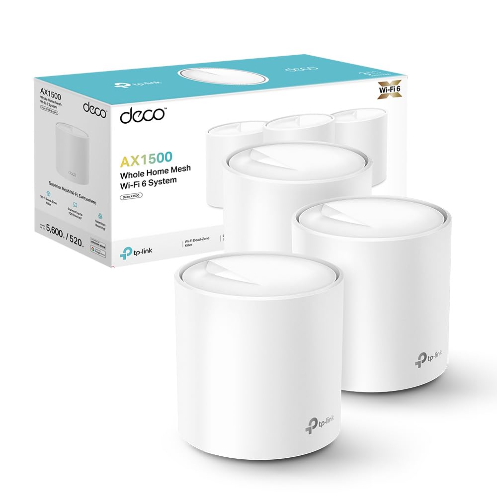 Tp-link Deco X1500 (3-pack) Router WiFi 6 Mesh AX1500Mbps