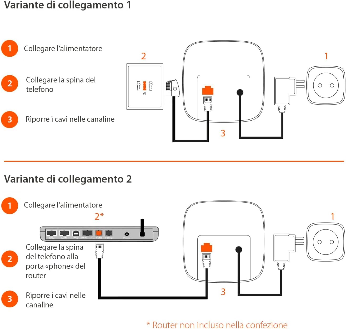 Gigaset PURE 120A Duo - Cordless con Segreteria, Nero - immagine 3