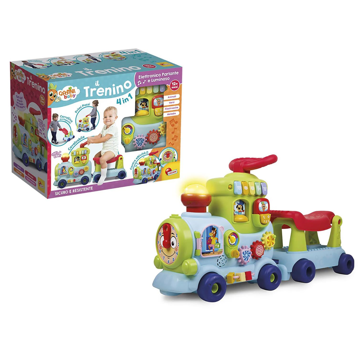Lisciani Giochi - Carotina Baby Il Trenino dei Giochi