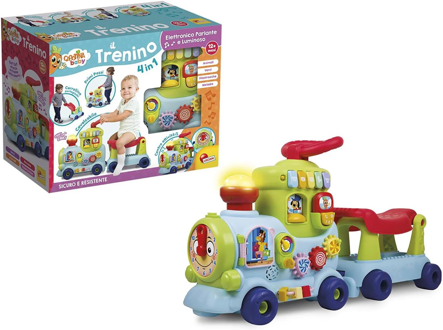 Lisciani Giochi - Carotina Baby Il Trenino dei Giochi - immagine 1