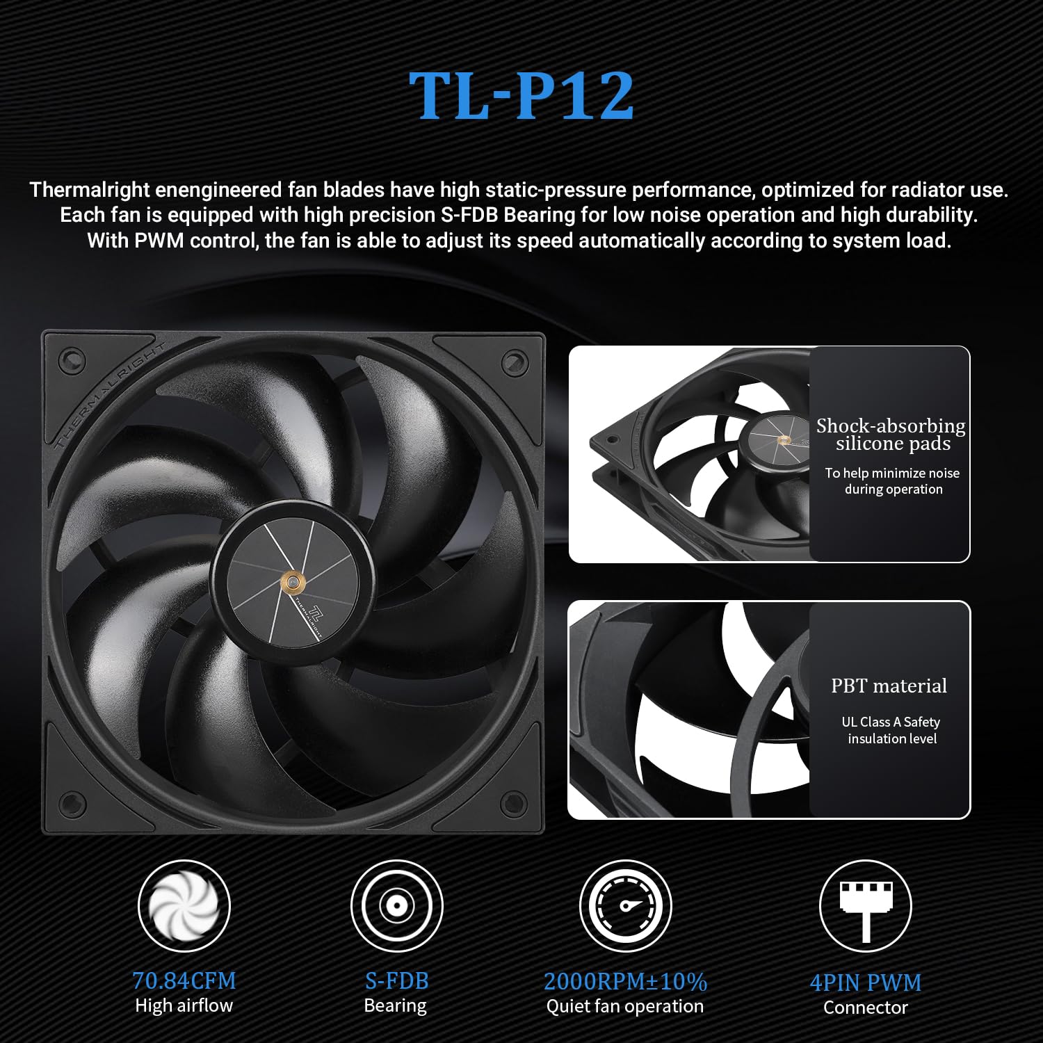 Tr FW PRO 360 Nero - CPU AIO Cooler con Schermo LCD - immagine 5