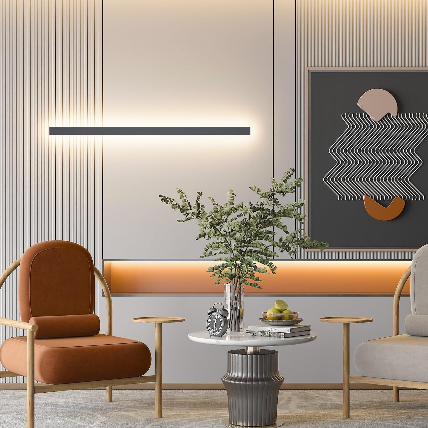 K-bright Lampada Parete LED 35W 3000K IP65 120CM, Antracite - immagine 5