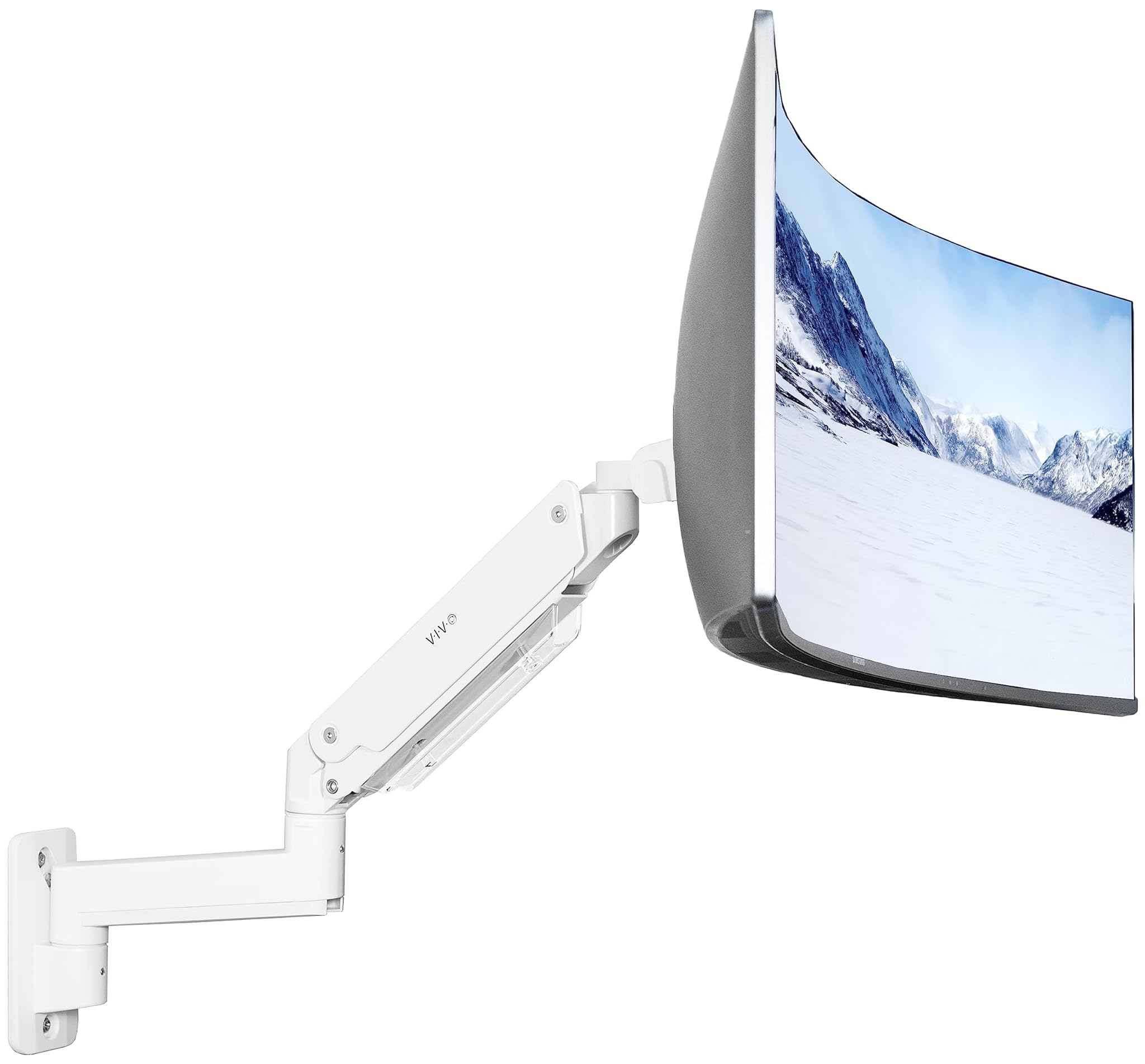 Vivo Braccio Monitor Singolo 49" 20kg, Bianco