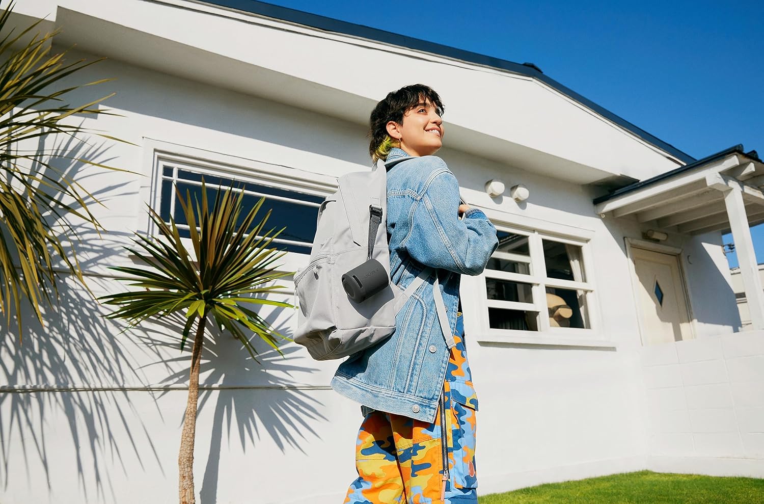 Sony SRS-XB100 - Speaker Wireless Bluetooth Portatile, Blu - immagine 4