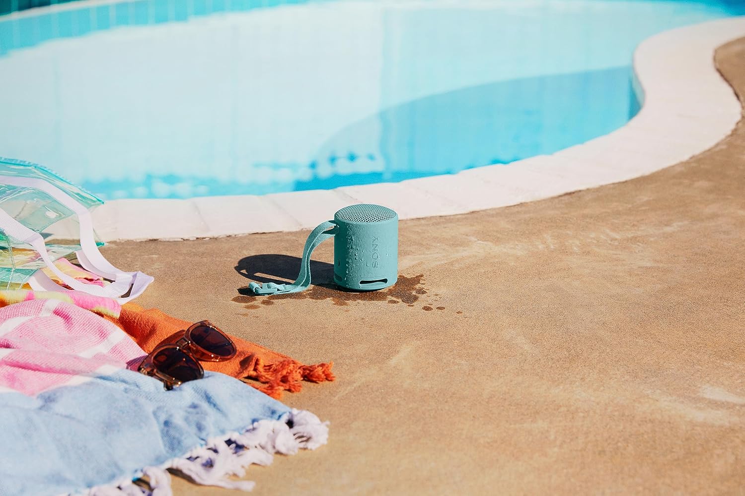 Sony SRS-XB100 - Speaker Wireless Bluetooth Portatile, Blu - immagine 6