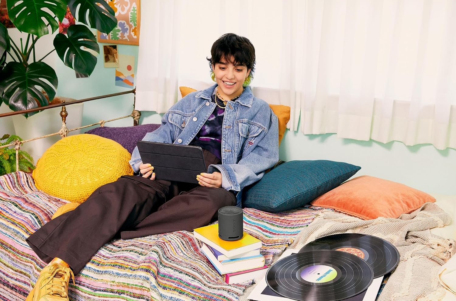 Sony SRS-XB100 - Speaker Wireless Bluetooth Portatile, Blu - immagine 8