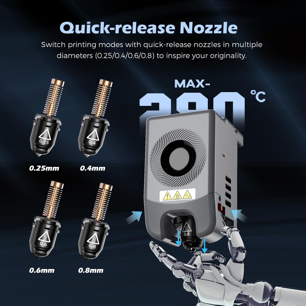 FLASHFORGE Adventurer 5M Pro - Estrusore Assemblato - immagine 4