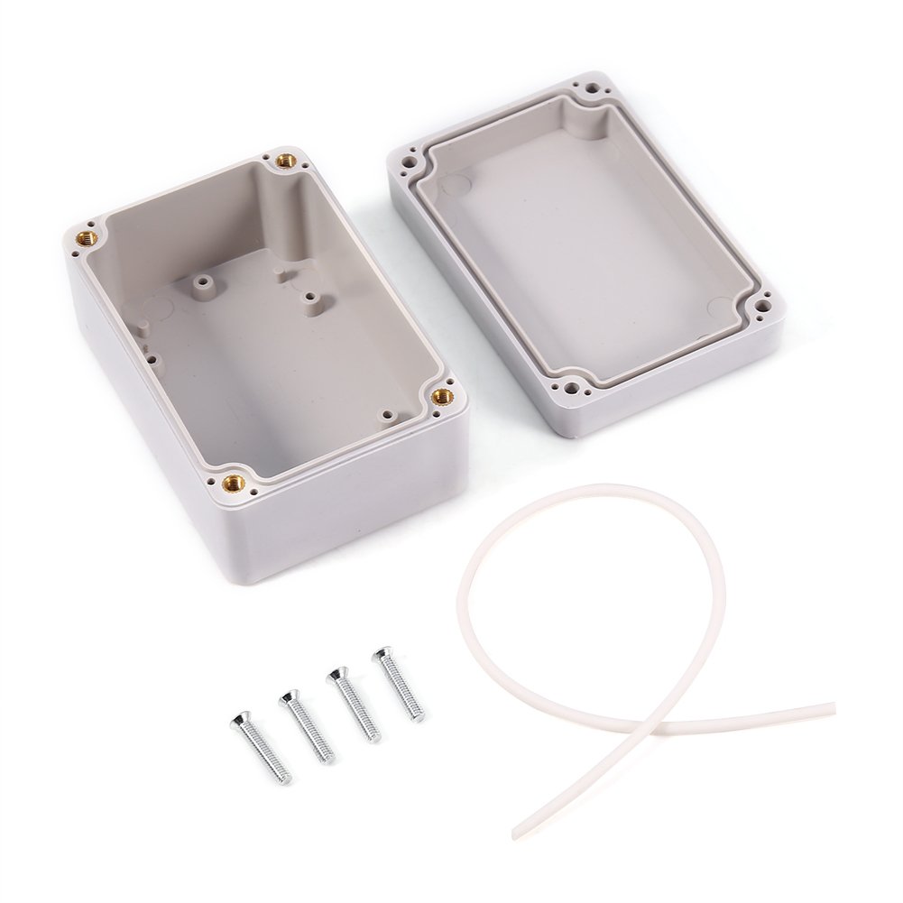 Scatola Derivazione Esterna, Scatola di Giunzione in Plastica ABS DIY Caso Enclosure Progetto Elettrico Universale per Scatola di Controllo Interruttore Scatola di Giunzione (100x68x50mm)