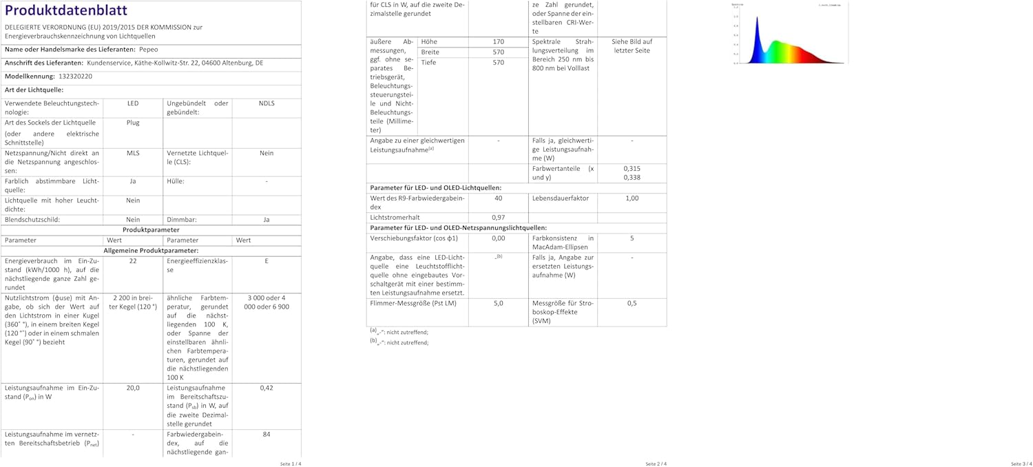 Ventilatore da Soffitto Notos 132cm con Luce LED - immagine 12