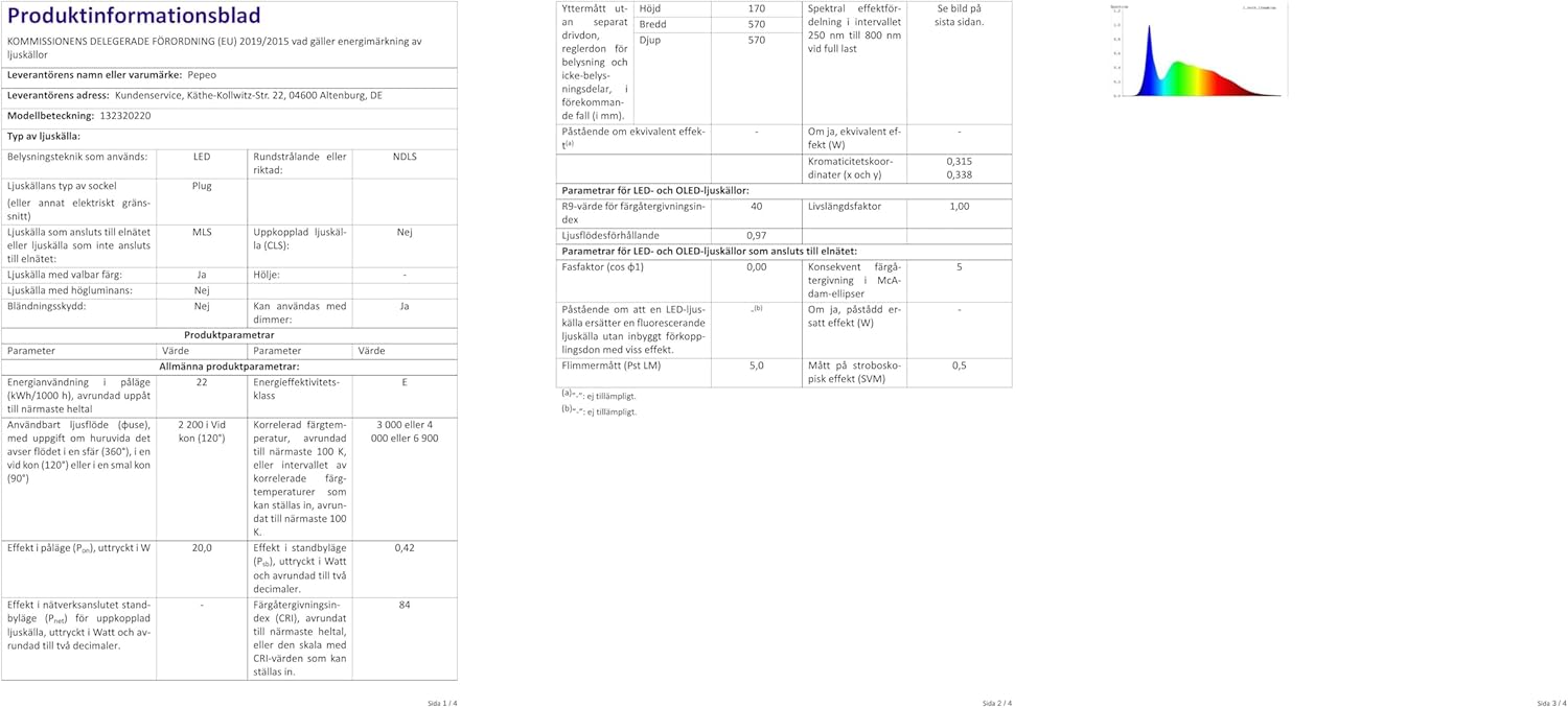 Ventilatore da Soffitto Notos 132cm con Luce LED - immagine 18