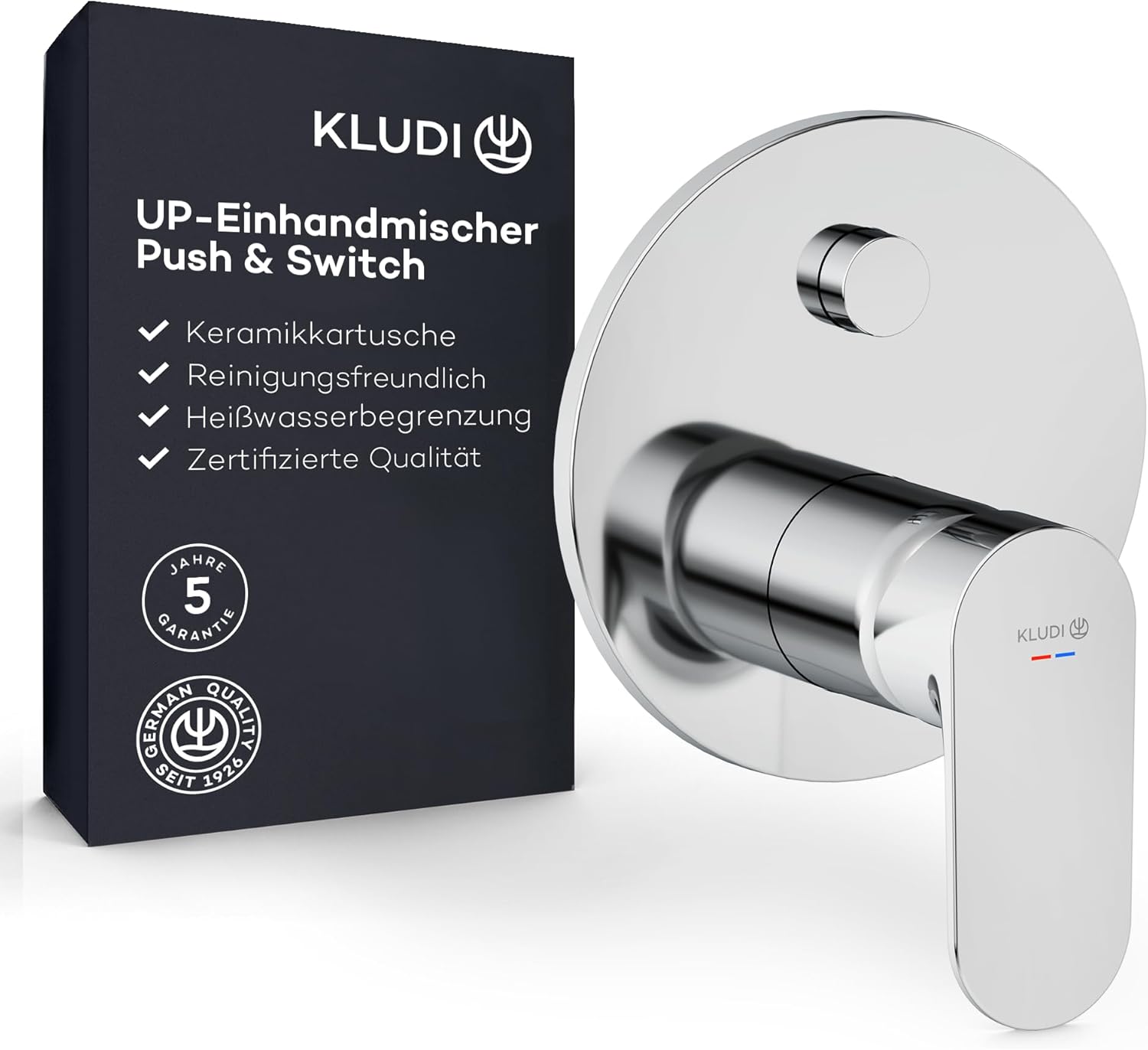 Kludi X1 Rubinetto Doccia da Incasso Cromato