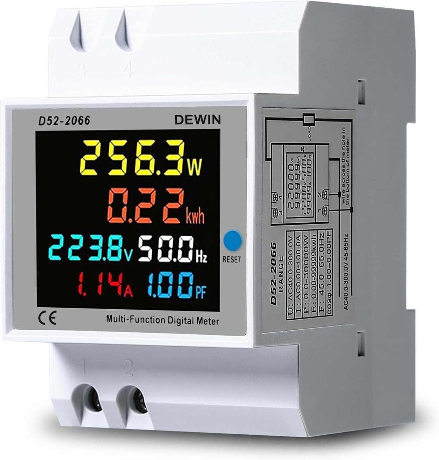DEWIN Contatore Energia Elettrica Monofase 100A - immagine 1