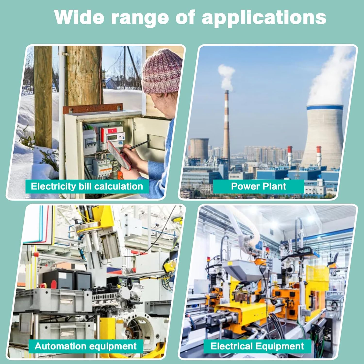 DEWIN Contatore Energia Elettrica Monofase 100A - immagine 7