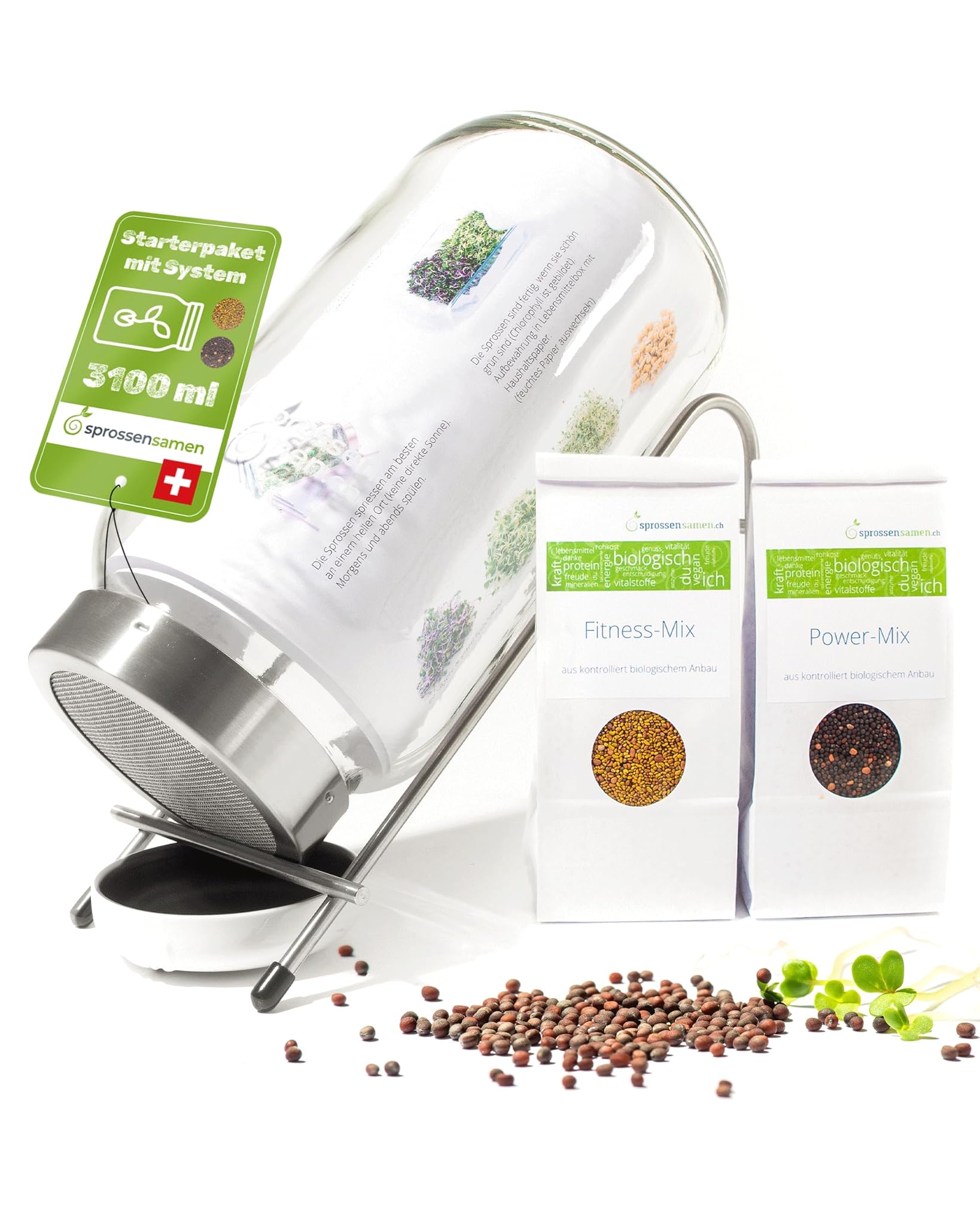 Pacchetto Iniziale 3100ml con Mix Fitness Bio 250g