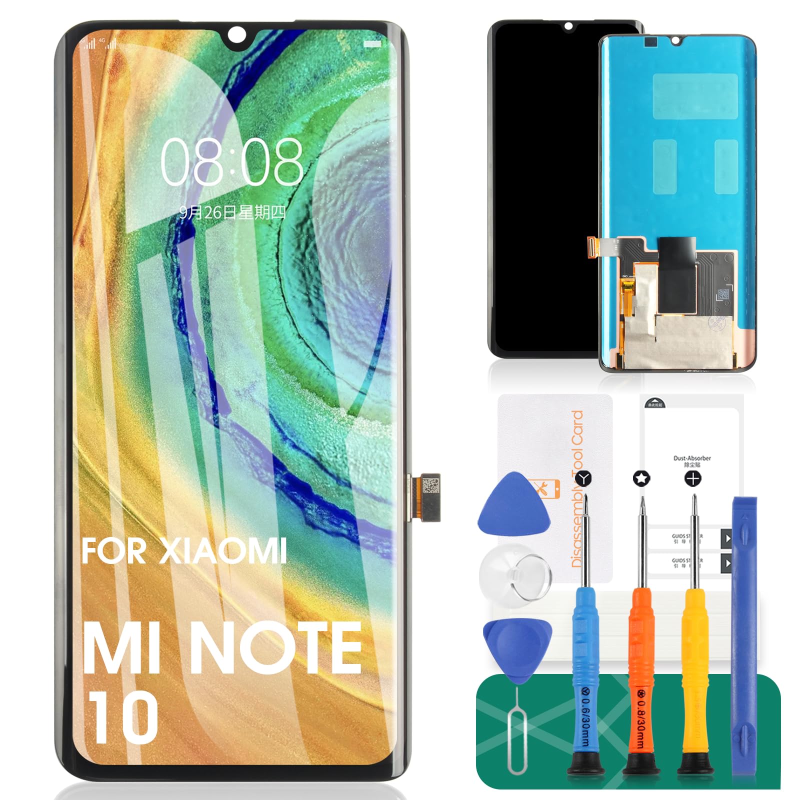 Sostituzione Schermo LCD per Xiaomi Mi Note 10 Pro