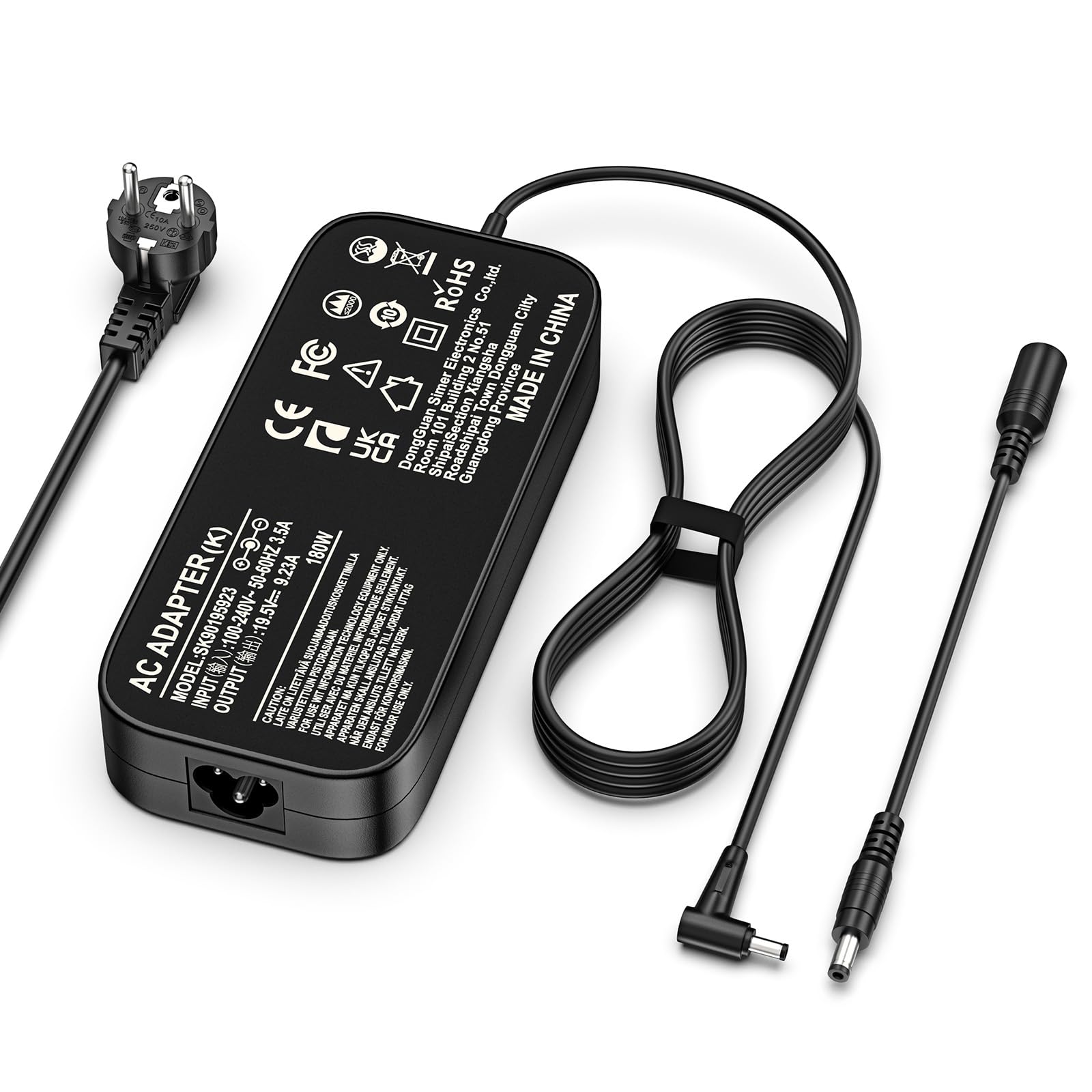 Caricatore Alimentatore 180W per Asus ROG e TUF Gaming