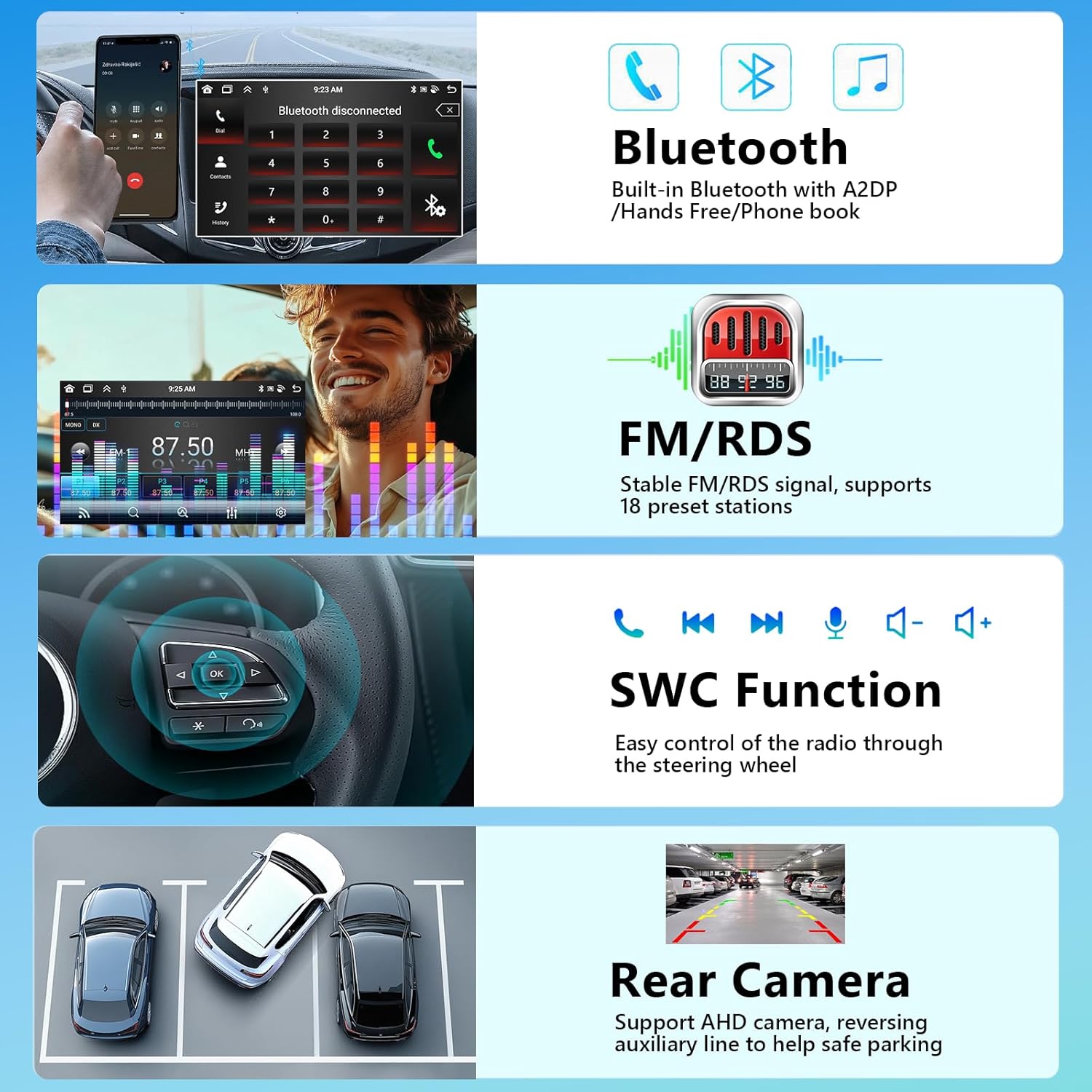 Motorsi Autoradio 8 Core per Fiat Bravo (2008-2013) - immagine 6