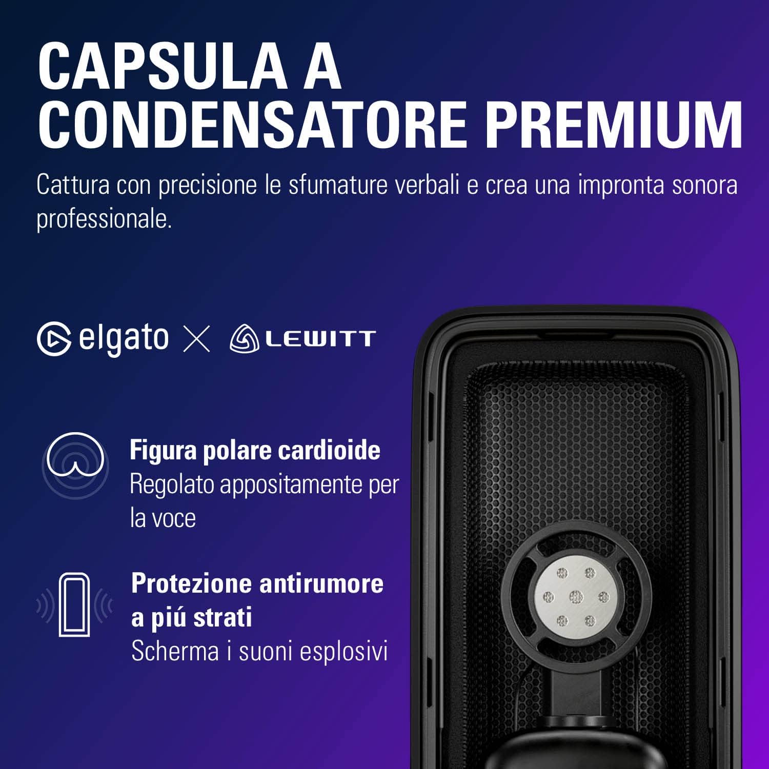 Elgato Wave:3 - Microfono Condensatore USB Premium - immagine 3